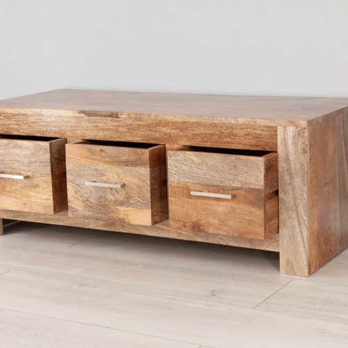 2 FORT 010 3 Drawer Coffee Table