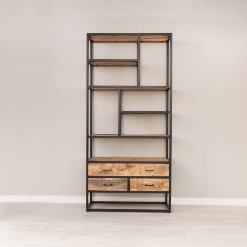 2 mans 011 Bookcase with 3 Drawers