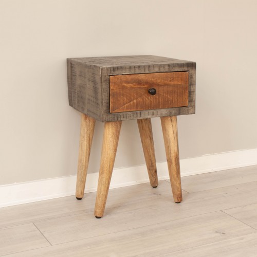 5 CURJ007 Small Lamp Table 1 Drawer