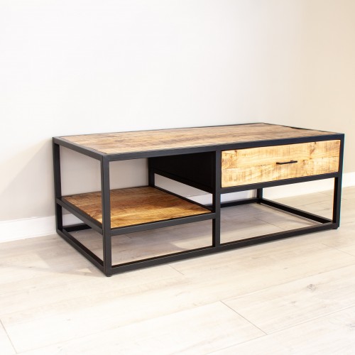 1 MANS007 1 Drawer 1 Shelf Coffee Table