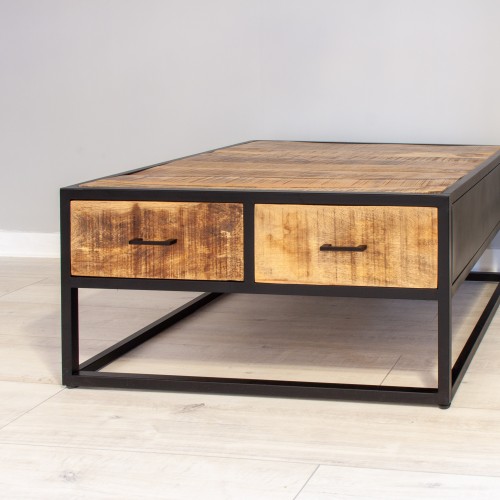 3 MANS008 2 Drawer Coffee Table