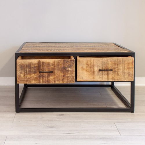 5 MANS008 2 Drawer Coffee Table