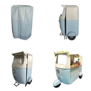Outdoor Tuk Tuk Bar collapsing for easy storage at the end of your barbecue Full Tuk Tuk Bar