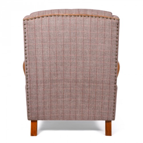 Leather and Tweed Chair Chair