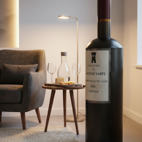 Wine Bottle - Green / Red EDGE074
